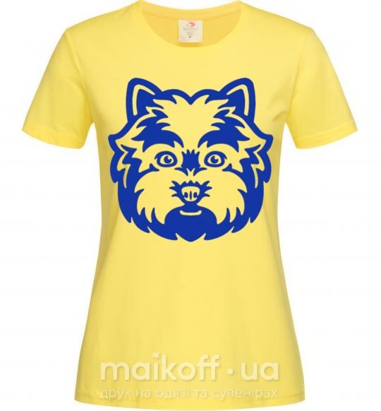 Женская футболка West Highland Terrier Лимонный фото