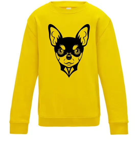 Дитячий світшот Чихуахуа Сонячно жовтий фото