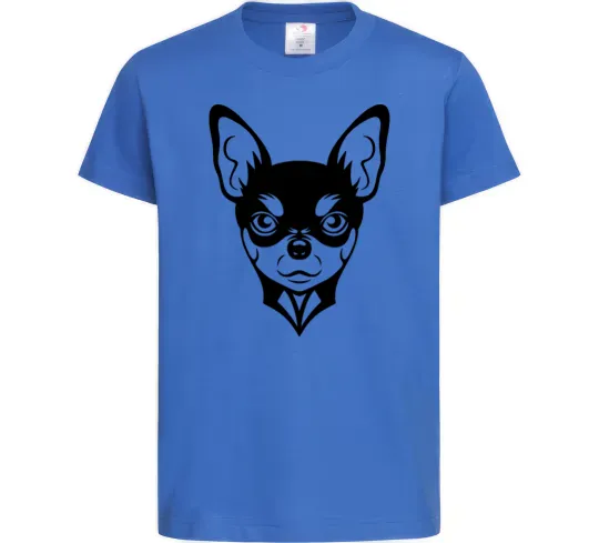 Дитяча футболка Чихуахуа Яскраво-синій фото