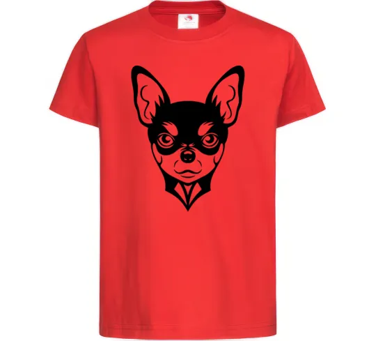 Дитяча футболка Чихуахуа Червоний фото