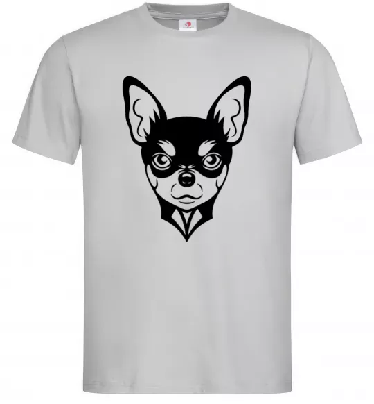 Мужская футболка Чихуахуа Серый фото