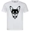 Мужская футболка Чихуахуа Белый фото