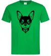 Мужская футболка Чихуахуа Зеленый фото