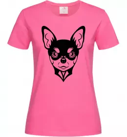 Женская футболка Морда мопса Белый фото