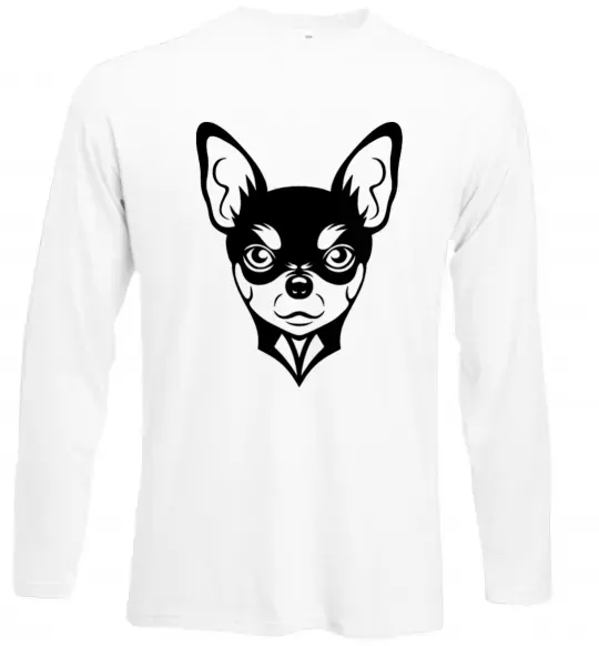 Лонгслів Чихуахуа Білий фото