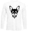 Лонгслів Чихуахуа Білий Лонгслів Чихуахуа Білий фото