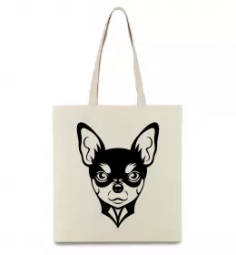 Эко-сумка Corgi born to be awesome Черный фото