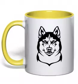 Чашка с цветной ручкой Чашка с цветной ручкой