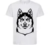 Детская футболка Хаски Белый Детская футболка Хаски Белый фото