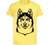 Детская футболка Хаски Лимонный Детская футболка Хаски Лимонный фото