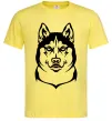 Мужская футболка Хаски Лимонный Мужская футболка Хаски Лимонный фото