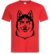 Мужская футболка Хаски Красный Мужская футболка Хаски Красный фото