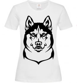 Женская футболка Хаски Женская футболка Хаски