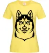 Жіноча футболка Хаски Лимонний Жіноча футболка Хаски Лимонний фото