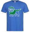 Мужская футболка Pug Dino Ярко-синий фото