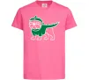 Дитяча футболка Pug Dino Яскраво-рожевий Дитяча футболка Pug Dino Яскраво-рожевий фото