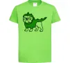 Дитяча футболка Pug Dino Лаймовий Дитяча футболка Pug Dino Лаймовий фото