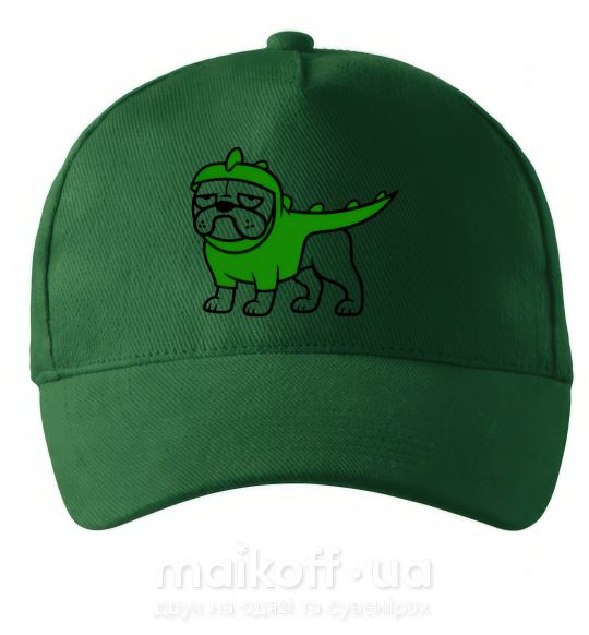 Кепка Pug Dino Темно-зеленый фото