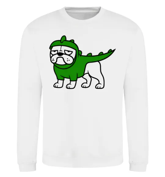 Свитшот Pug Dino Белый фото