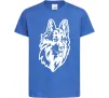 Дитяча футболка Dog's head Яскраво-синій фото
