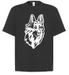 Футболка Оверсайз Dog's head Чорний фото