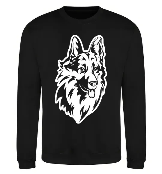 Свитшот Dog's head Черный фото