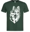 Мужская футболка Dog's head Темно-зеленый фото