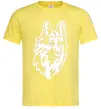 Мужская футболка Dog's head Лимонный фото