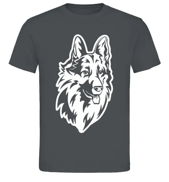 Мужская футболка Dog's head Графит фото