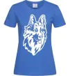 Жіноча футболка Dog's head Яскраво-синій фото