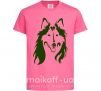 Детская футболка Collie dog Ярко-розовый фото
