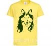 Детская футболка Collie dog Лимонный фото