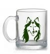 Чашка стеклянная Collie dog Прозрачный фото