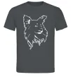 Чоловіча футболка Puppy portrait Графіт Чоловіча футболка Puppy portrait Графіт фото