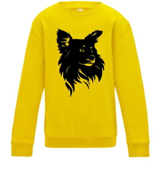 Детский Свитшот Puppy portrait Солнечно желтый фото