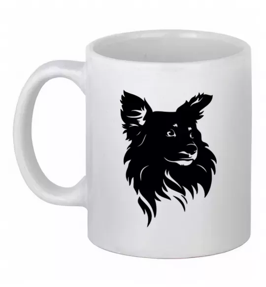 Чашка керамічна Puppy portrait Білий фото