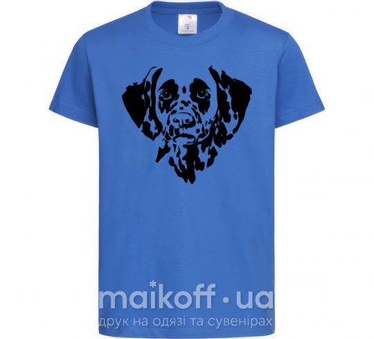 Детская футболка Dalmatian dog Ярко-синий фото