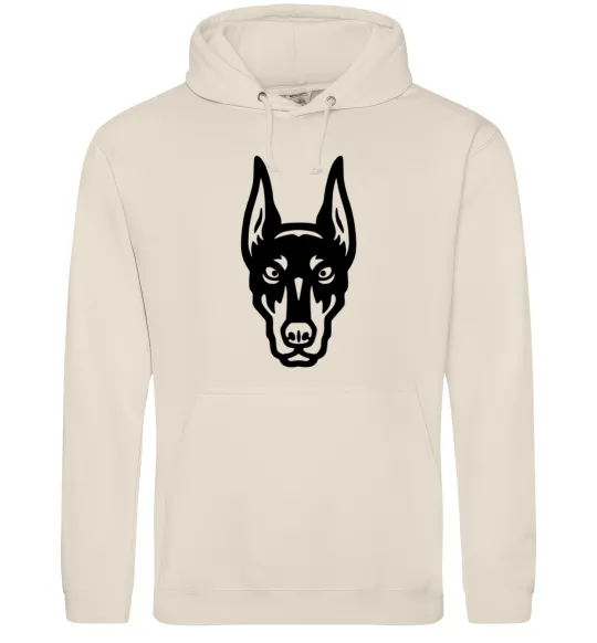Чоловіча толстовка (худі) Doberman Head Таш фото