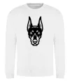 Свитшот Doberman Head Белый фото