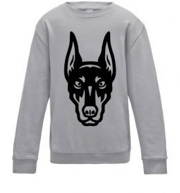 Дитячий світшот Doberman Head Дитячий світшот Doberman Head