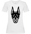 Жіноча футболка Doberman Head Білий Жіноча футболка Doberman Head Білий фото