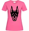 Жіноча футболка Doberman Head Яскраво-рожевий Жіноча футболка Doberman Head Яскраво-рожевий фото