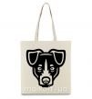 Эко-сумка Terrier Head Бежевый фото
