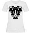 Женская футболка Terrier Head Белый фото
