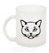 Чашка скляна British cat Фроузен фото