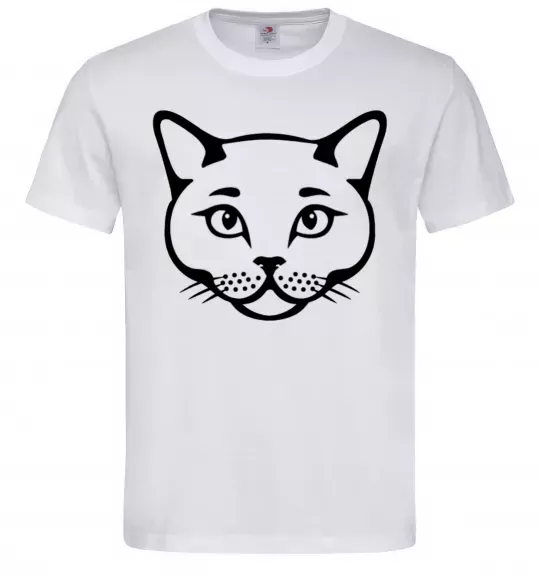 Чоловіча футболка British cat Білий фото