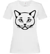 Жіноча футболка British cat Білий фото