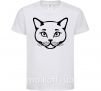 Детская футболка British cat Белый фото