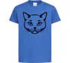 Дитяча футболка British cat Яскраво-синій Дитяча футболка British cat Яскраво-синій фото