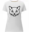 Жіноча преміум футболка British cat Білий фото